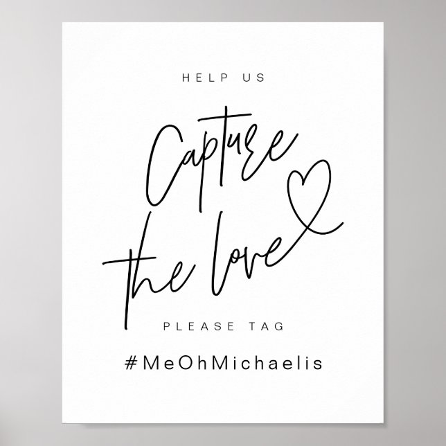 Beautiful Photo Booth, Black, Wedding Ceremony Poster (Front)