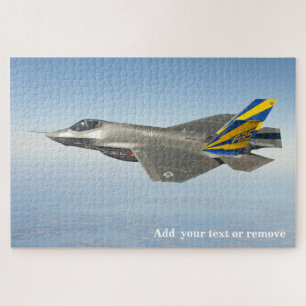 Beautiful photo F-35 Lightning II USAF fighter jet Jigsaw Puzzle