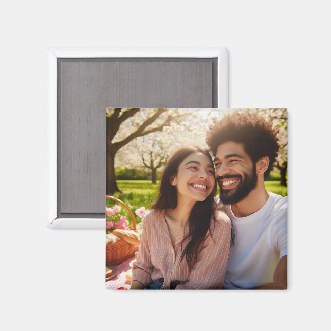 Beautiful Photo Memory Keepsake Custom  Magnet (Front/Back)