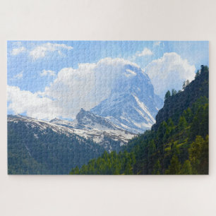 Beautiful photograph of the Matterhorn Jigsaw Puzzle