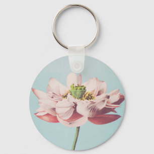 Beautiful photomechanical prints of Lotus Flowers Key Ring