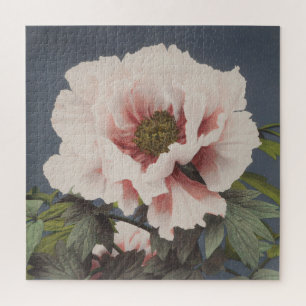 Beautiful photomechanical prints of Peony Flowers Jigsaw Puzzle