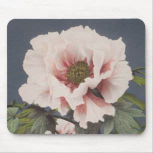 Beautiful photomechanical prints of Peony Flowers Mouse Mat