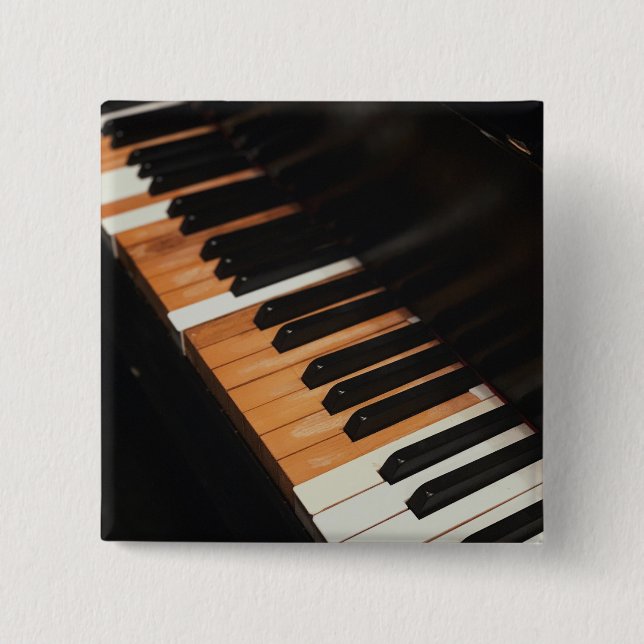 Beautiful Piano Artwork 15 Cm Square Badge (Front)