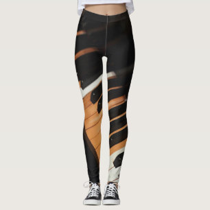 Beautiful Piano Artwork Leggings