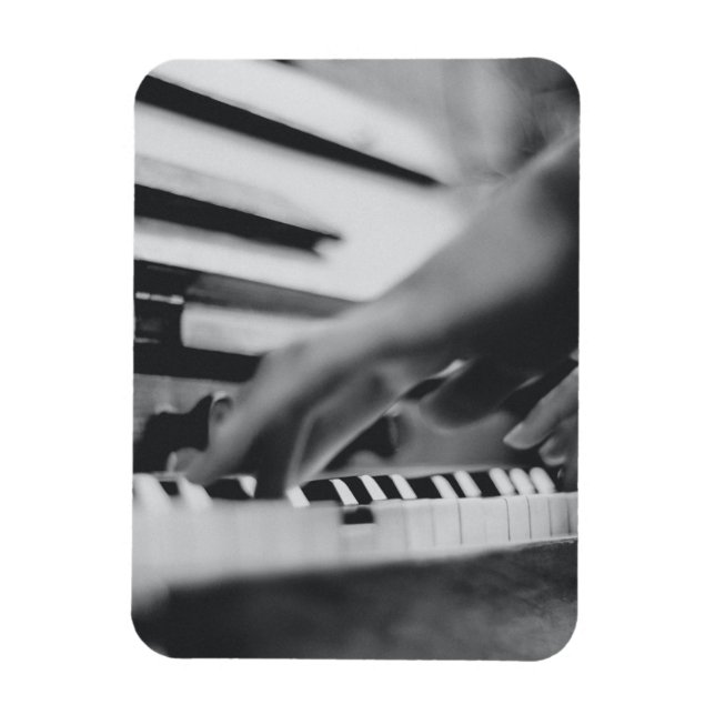 Beautiful Piano Artwork Magnet (Vertical)