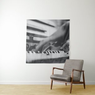 Beautiful Piano Artwork Tapestry