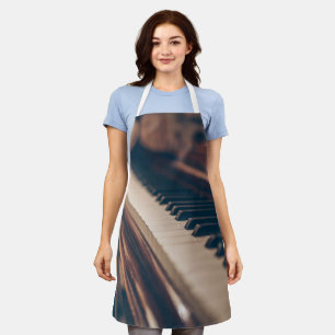 Beautiful Piano Design Apron