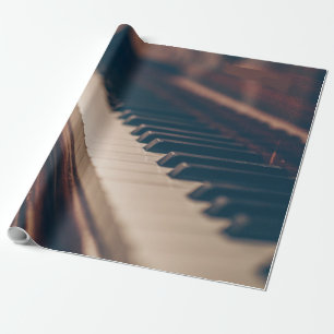 Beautiful Piano Design Wrapping Paper