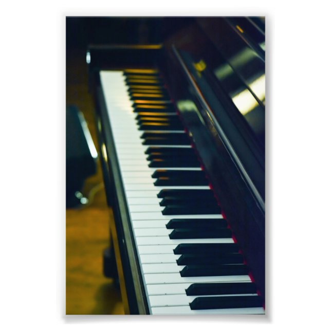 Beautiful Piano Photo Print (Front)