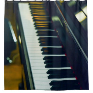 Beautiful Piano Shower Curtain