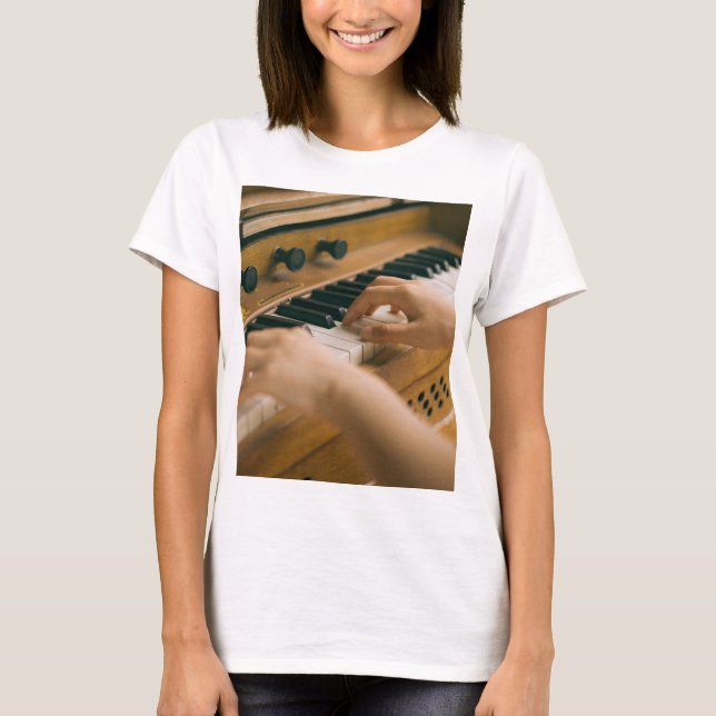Beautiful Piano T-Shirt (Front)