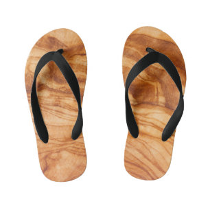 Beautiful piece of wood kid's flip flops