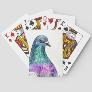 Beautiful Pigeon Playing Cards
