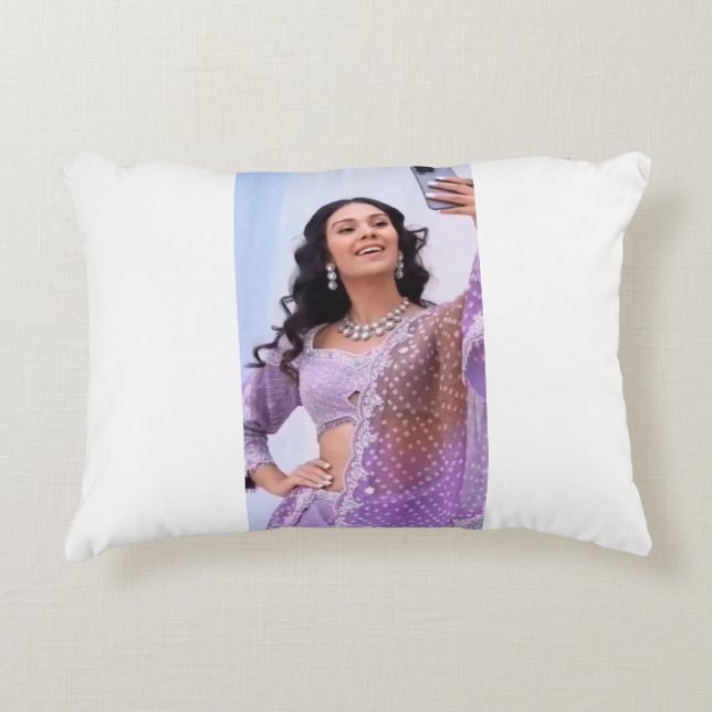 Beautiful pillow with a photo on it (Front)