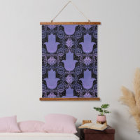 Beautiful Pink and Purple Hamsa Hand 