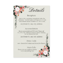 Beautiful Pink and White Blush floral Enclosure C