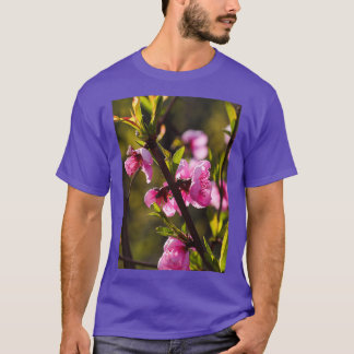 Beautiful Pink Blossoming Peach Tree T-Shirt