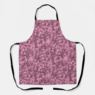 Beautiful pink bright marble dark veins apron