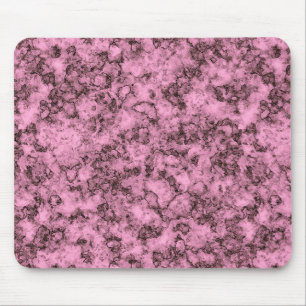 Beautiful pink bright marble dark veins mouse mat