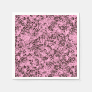 Beautiful pink bright marble dark veins napkin