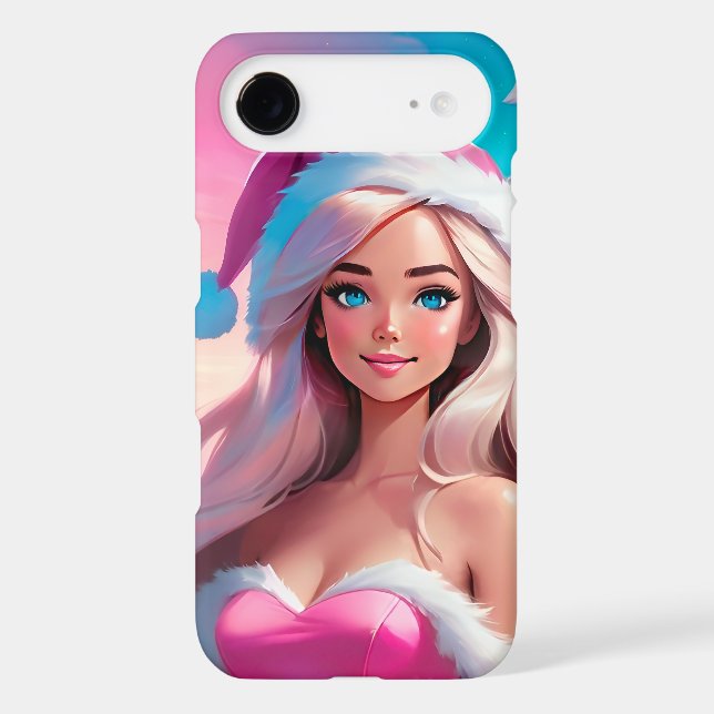 Beautiful Pink Christmas Girl 01 (Back)