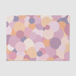 Beautiful pink circles tissue paper