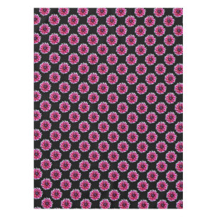 Beautiful Pink Dahlia Flower Nature Pattern Tablecloth