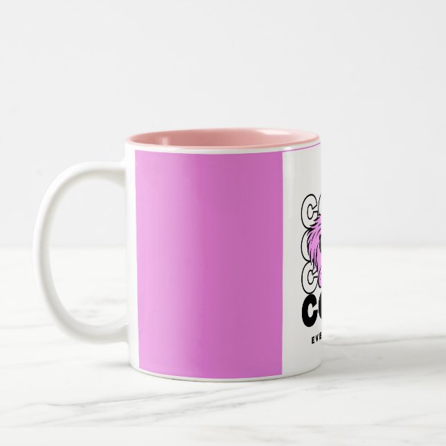 Beautiful Pink Dog Coffee Mug New Design (Left)