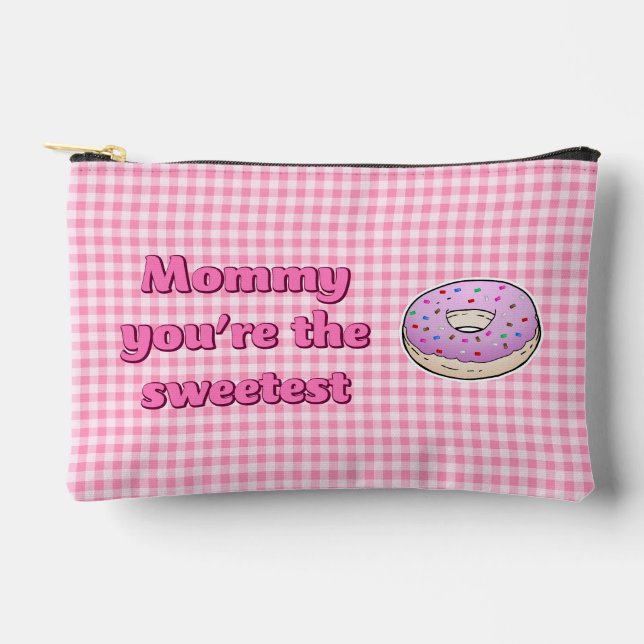 Beautiful Pink Doughnuts Accessory Pouch (Front)