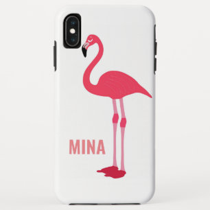 Beautiful pink flamingos uncommon iPhone case