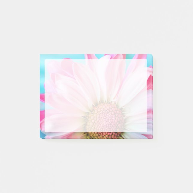 Beautiful Pink Flower Close Up Photo Post-it Notes (Front)