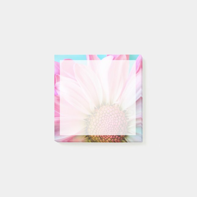  Beautiful Pink Flower Close Up Photo Post-it Notes (Front)