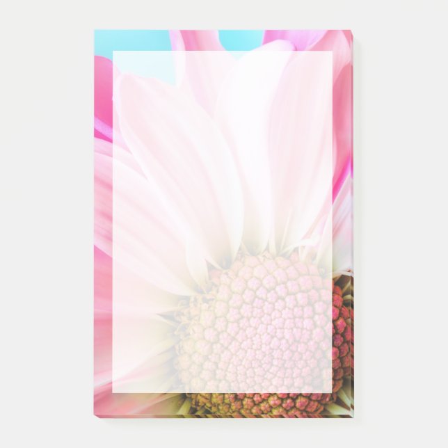 Beautiful Pink Flower Close Up Photo Post-it Notes (Front)