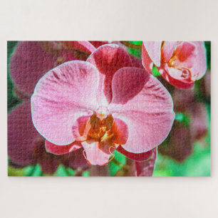 Beautiful pink flower jigsaw puzzle