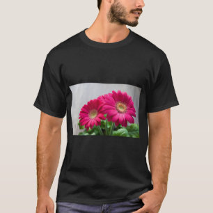 Beautiful Pink Flower Logo T-Shirt