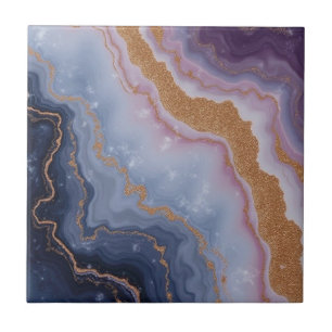 Beautiful pink gold purple home tiles