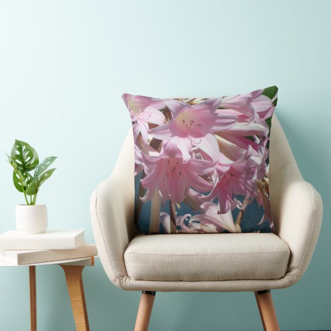 Beautiful Pink Lilies Cushion (Chair)