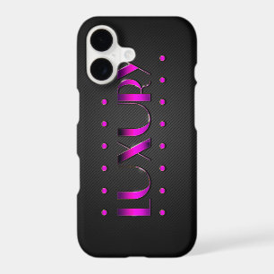 Beautiful Pink Luxury Text with Carbon