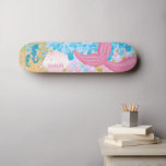 Beautiful Pink Mermaid Tail Skateboard<br><div class="desc">Skateboard. Beautiful Pink Mermaid Tail ready for you to personalise. 🥇AN ORIGINAL COPYRIGHT DESIGN by Donna Siegrist ONLY AVAILABLE ON ZAZZLE! ✔NOTE: ONLY CHANGE THE TEMPLATE AREAS NEEDED! 😀 If needed, you can remove the text and start fresh adding whatever text and font you like. 📌If you need further customisation,...</div>