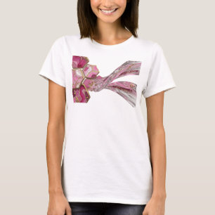 Beautiful Pink PINK AND GOLD MARBLE DESIGN T-Shirt