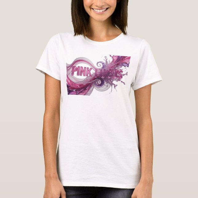 Beautiful Pink PINK FOCUS Statement Tee (Front)