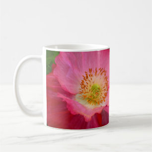 Beautiful pink poppies coffee mug