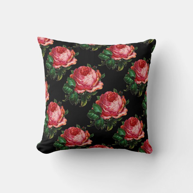 BEAUTIFUL PINK ROSE CUSHION (Front)