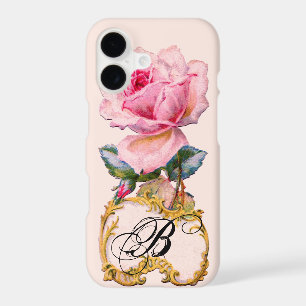 BEAUTIFUL PINK ROSE MONOGRAM