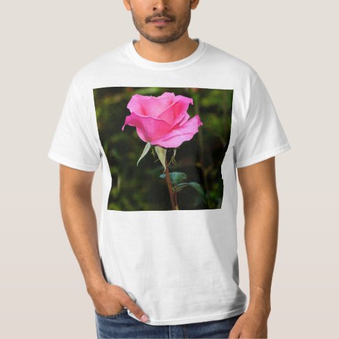 Men's Wild Rose Tops | Zazzle.co.uk