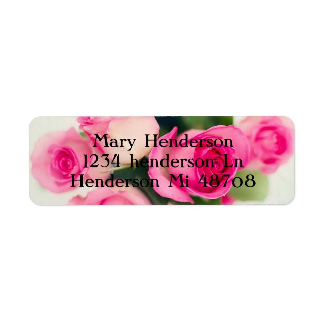 Beautiful Pink Roses (Front)