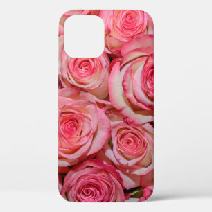 Beautiful pink roses iPhone 12 case