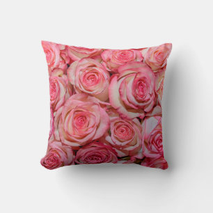 Beautiful pink roses cushion