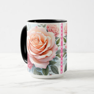 Beautiful Pink Roses Luxury Modern Collection Mug